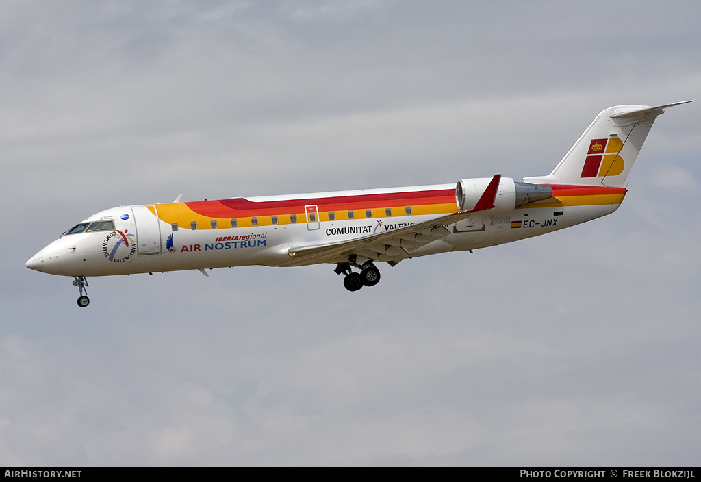 Aircraft Photo of EC-JNX | Bombardier CRJ-200ER (CL-600-2B19) | Iberia Regional | AirHistory.net #413119