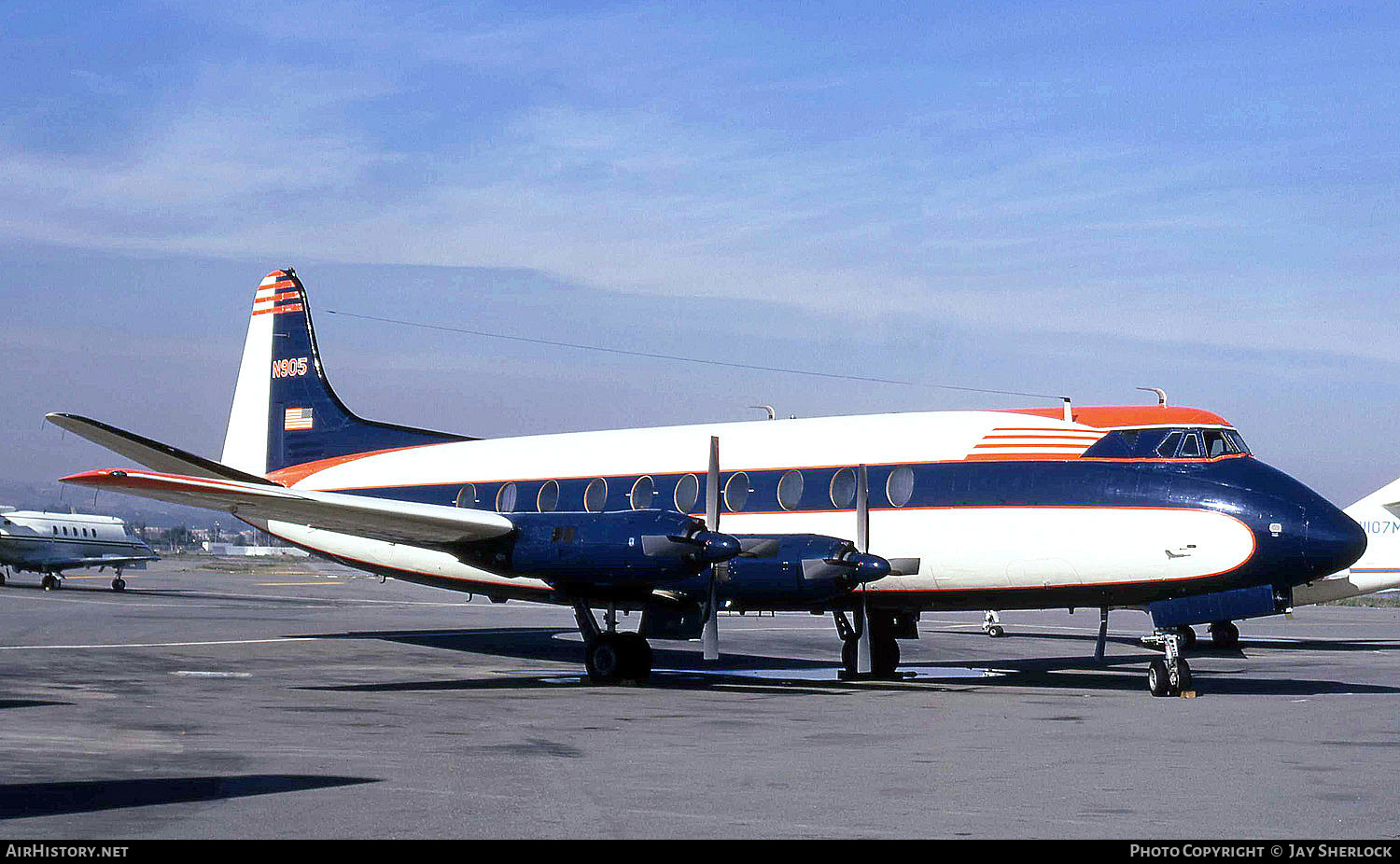 Aircraft Photo of N905 | Vickers 757 Viscount | AirHistory.net #413125