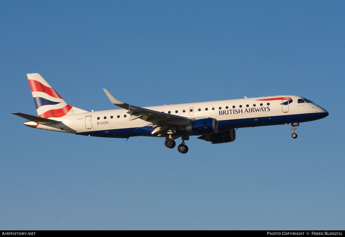 Aircraft Photo of G-LCYJ | Embraer 190SR (ERJ-190-100SR) | British Airways | AirHistory.net #413163