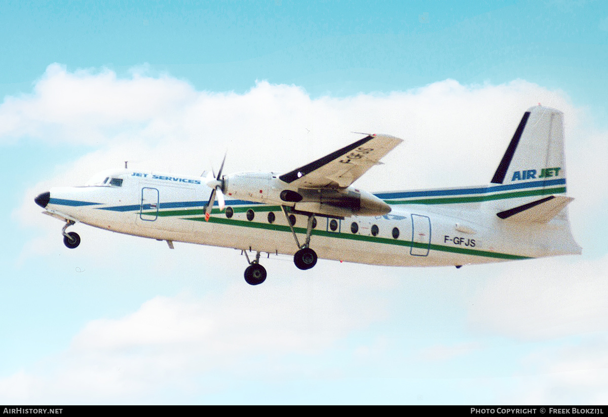 Aircraft Photo of F-GFJS | Fokker F27-600 Friendship | Air Jet | AirHistory.net #413172