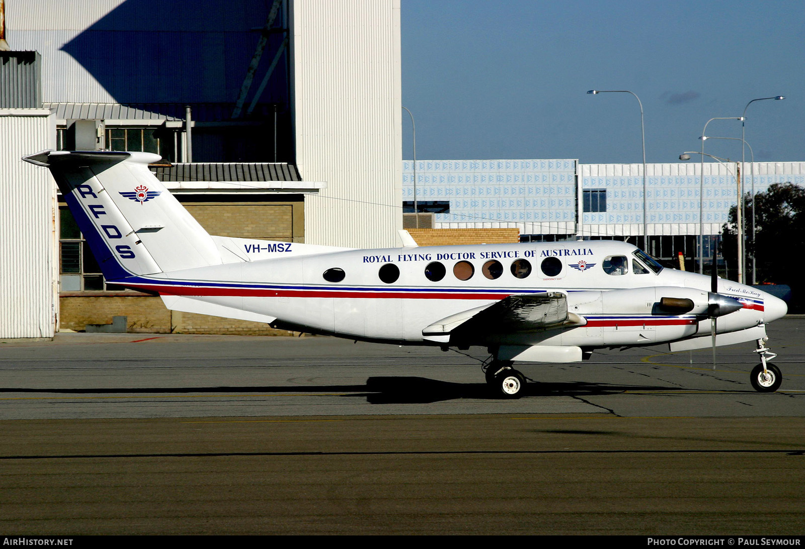 Aircraft Photo of VH-MSZ | Beech B200 Super King Air | Royal Flying Doctor Service - RFDS | AirHistory.net #413181