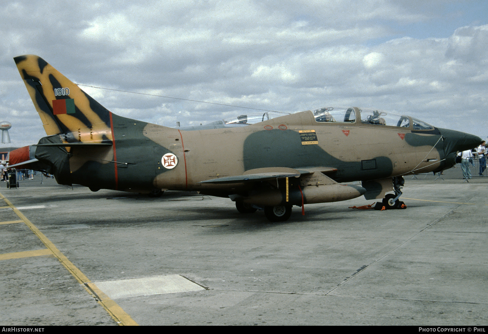 Aircraft Photo of 1810 | Fiat G-91T/3 | Portugal - Air Force | AirHistory.net #413198