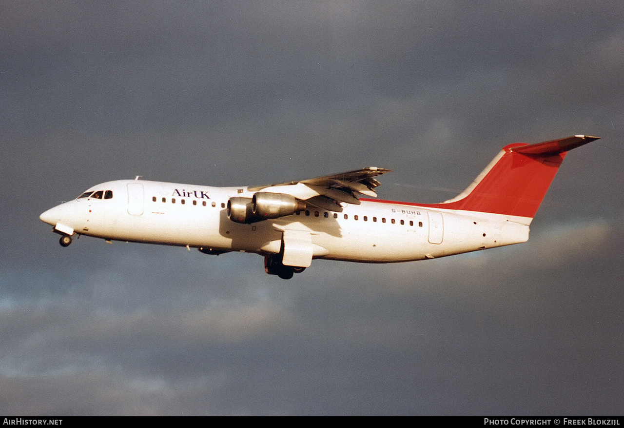 Aircraft Photo of G-BUHB | British Aerospace BAe-146-300 | Air UK | AirHistory.net #413214