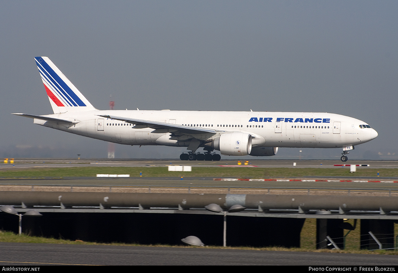 Aircraft Photo of F-GSPA | Boeing 777-228/ER | Air France | AirHistory.net #413223