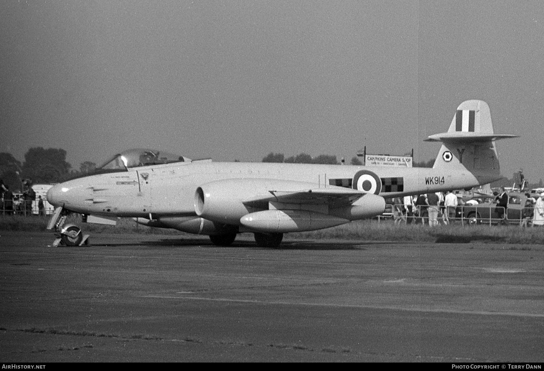 Aircraft Photo of WK914 | Gloster Meteor F8 | UK - Air Force | AirHistory.net #413242