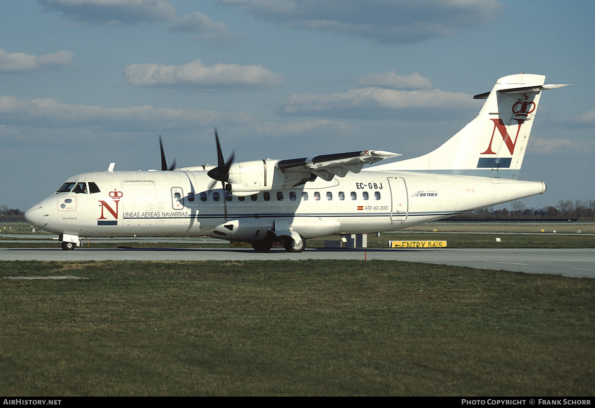 Aircraft Photo of EC-GBJ | ATR ATR-42-300 | Líneas Aéreas Navarras | AirHistory.net #413250