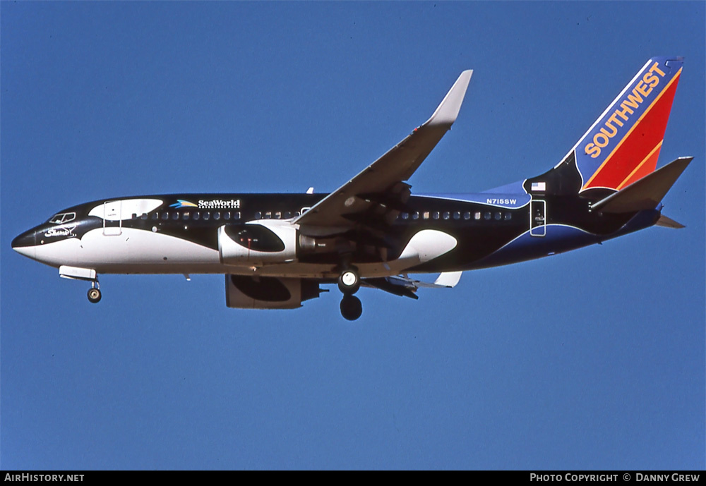 Aircraft Photo of N715SW | Boeing 737-7H4 | Southwest Airlines | AirHistory.net #413256