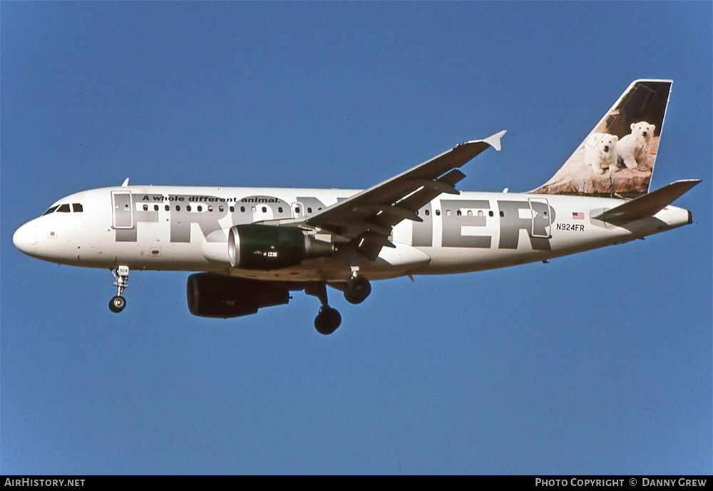 Aircraft Photo of N924FR | Airbus A319-111 | Frontier Airlines | AirHistory.net #413260