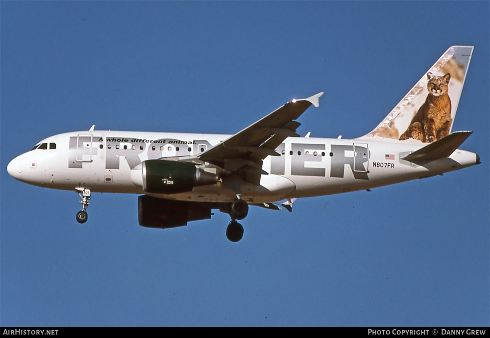 Aircraft Photo of N807FR | Airbus A318-111 | Frontier Airlines | AirHistory.net #413263