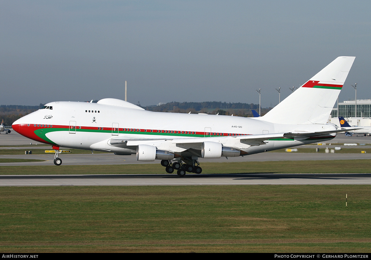 Aircraft Photo of A4O-SO | Boeing 747SP-27 | Oman Royal Flight | AirHistory.net #413275