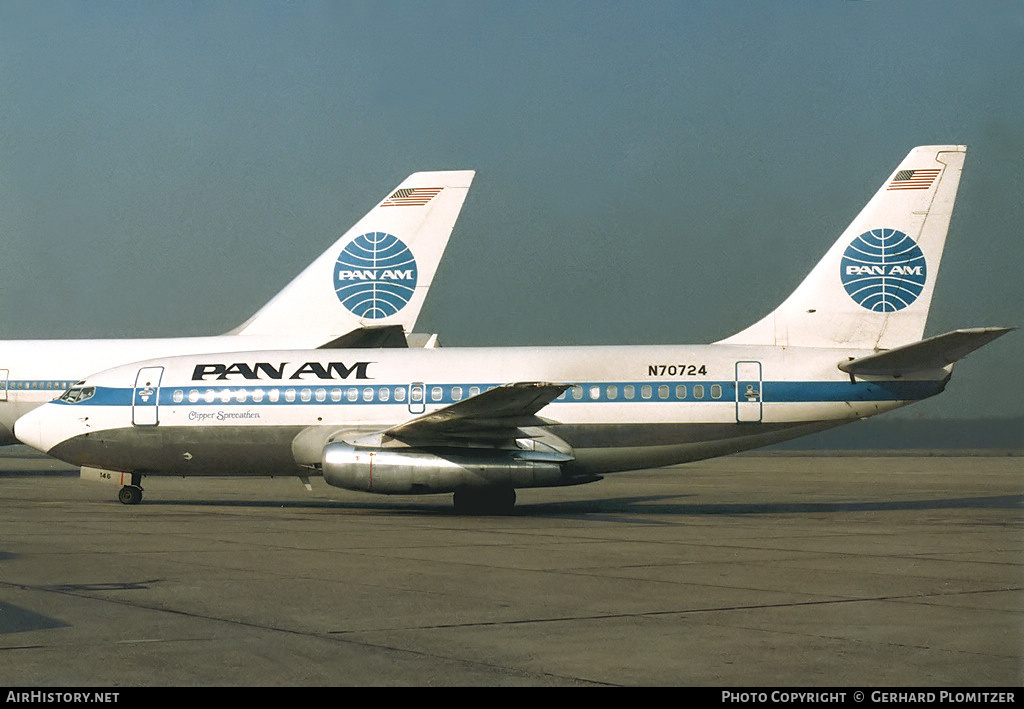 Aircraft Photo of N70724 | Boeing 737-297/Adv | Pan American World Airways - Pan Am | AirHistory.net #413276