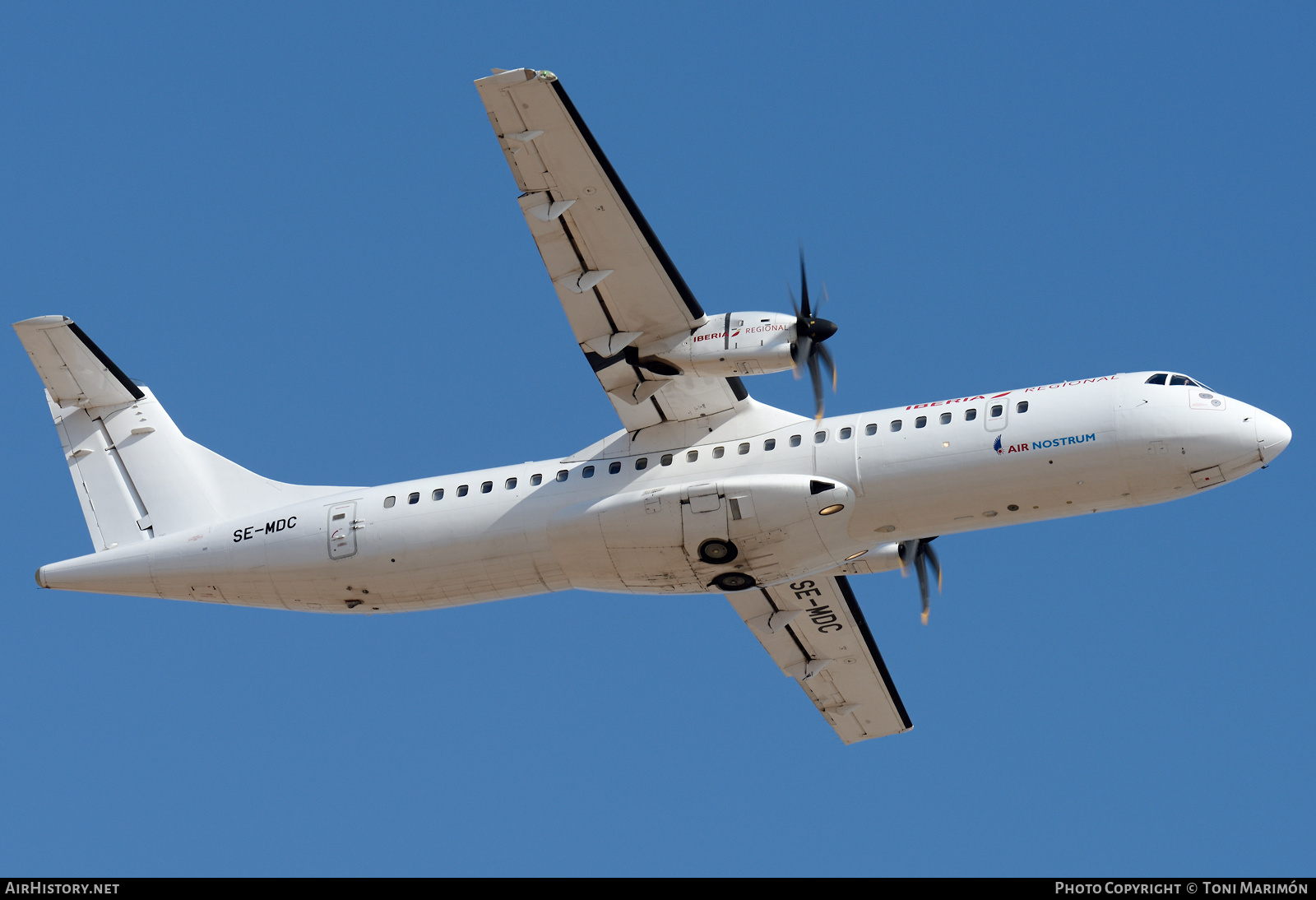 Aircraft Photo of SE-MDC | ATR ATR-72-500 (ATR-72-212A) | Iberia Regional | AirHistory.net #413279