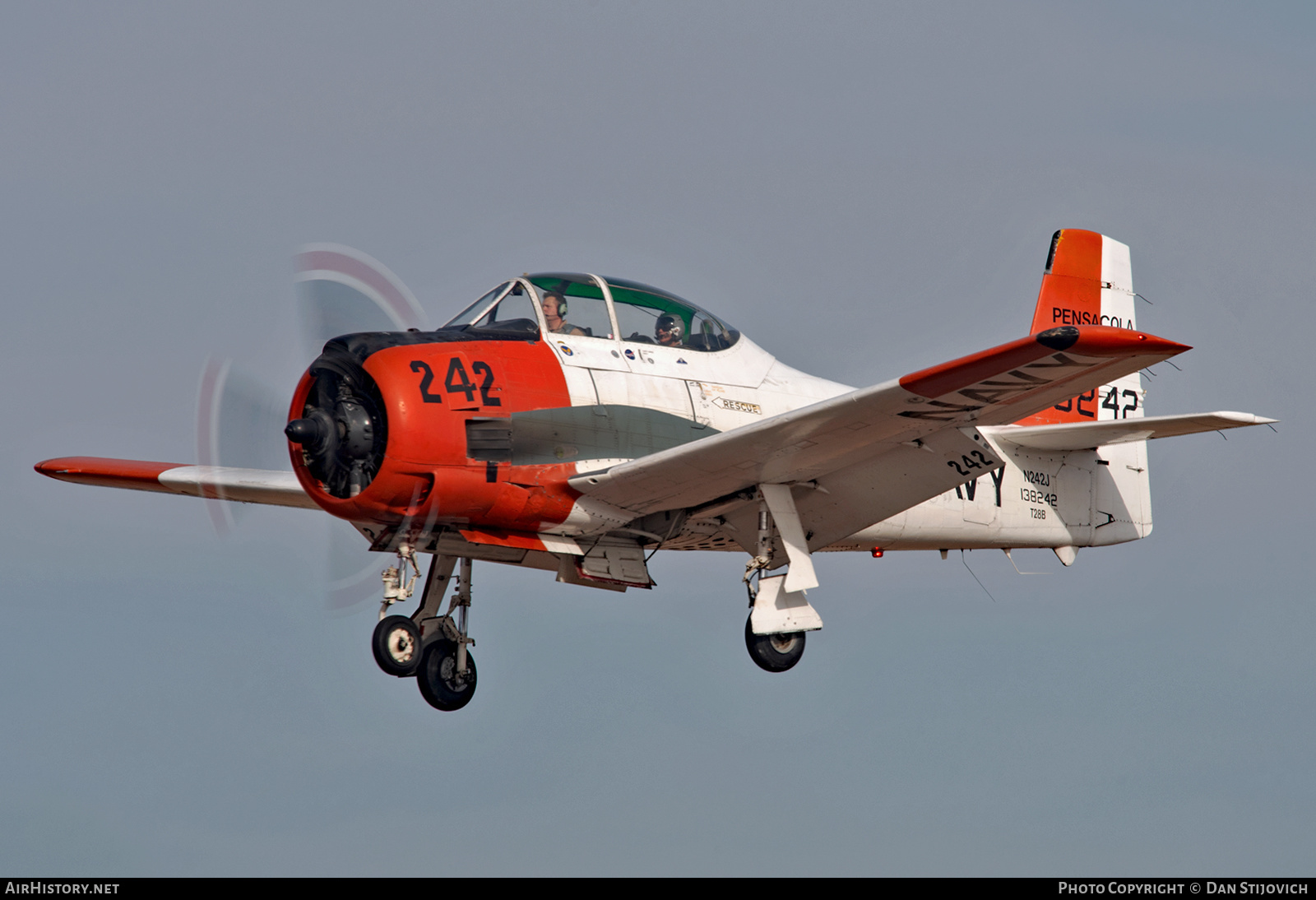 Aircraft Photo of N242J / 138242 | North American T-28B Trojan | USA - Navy | AirHistory.net #413281