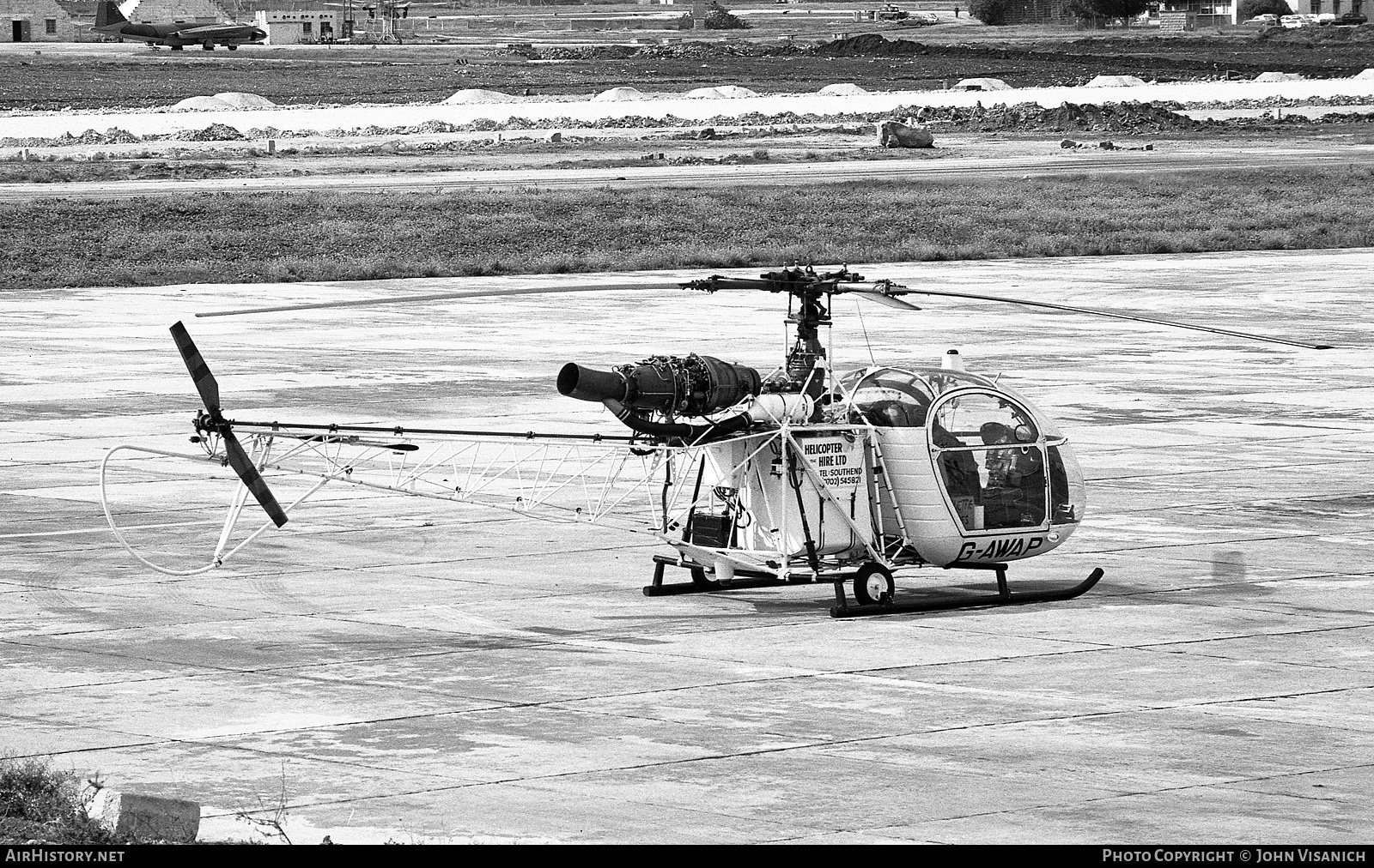 Aircraft Photo of G-AWAP | Sud SA-318C Alouette II Astazou | Helicopter Hire | AirHistory.net #413304