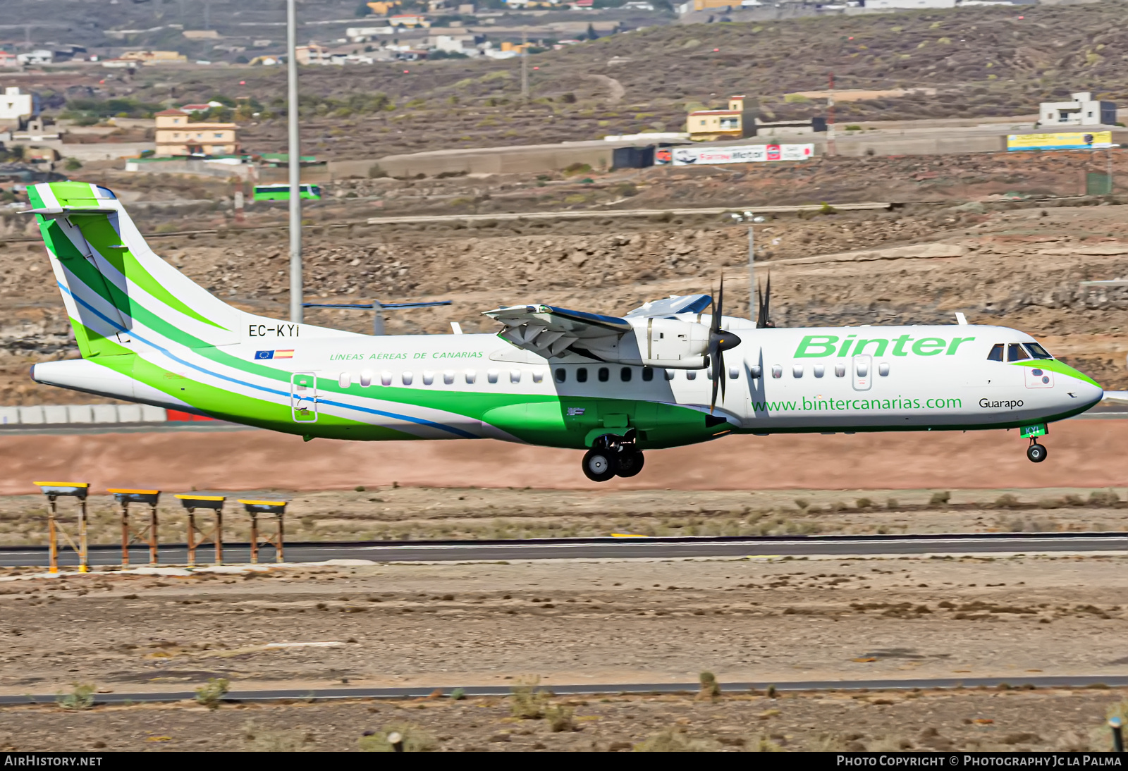 Aircraft Photo of EC-KYI | ATR ATR-72-500 (ATR-72-212A) | Binter Canarias | AirHistory.net #413322