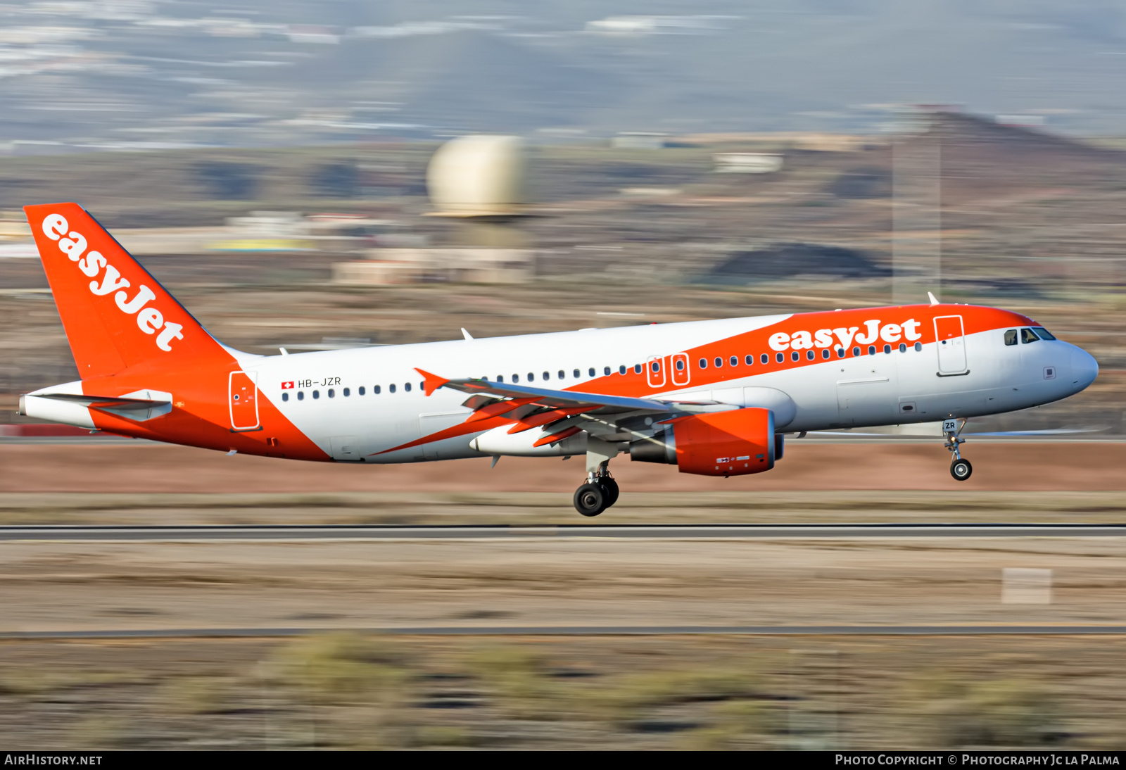 Aircraft Photo of HB-JZR | Airbus A320-214 | EasyJet | AirHistory.net #413330