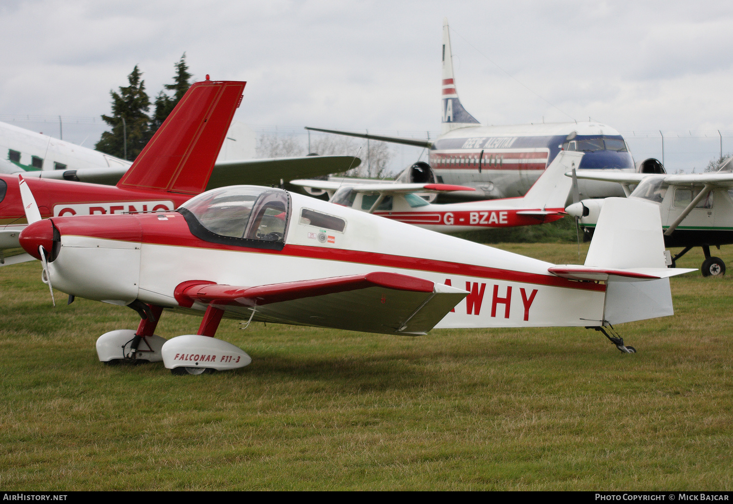 Aircraft Photo of G-AWHY | Falconar F-11-3 | AirHistory.net #413347