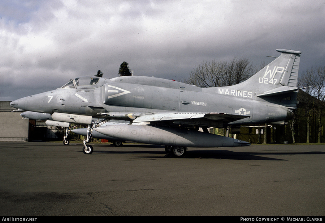Aircraft Photo of 160247 / 0247 | McDonnell Douglas A-4M Skyhawk II | USA - Marines | AirHistory.net #413357