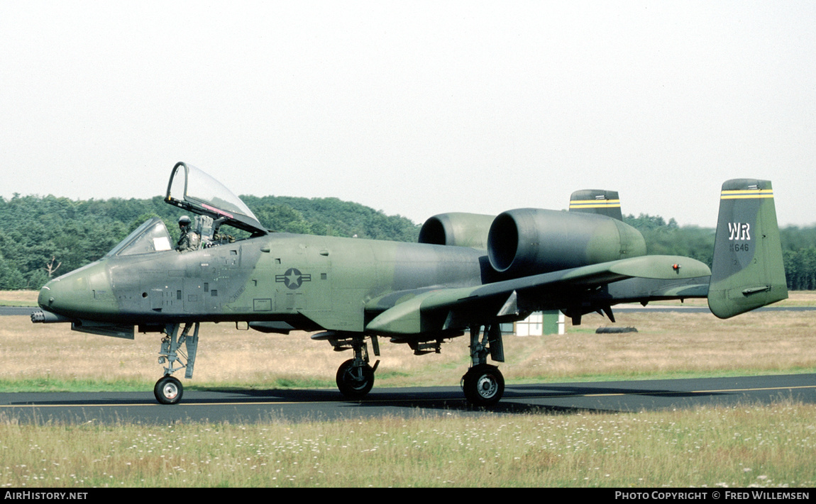 Aircraft Photo of 82-0646 | Fairchild A-10A Thunderbolt II | USA - Air Force | AirHistory.net #413374