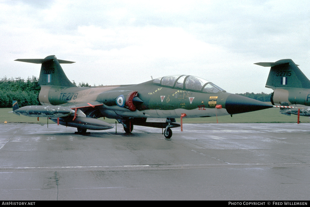 Aircraft Photo of 22278 | Lockheed TF-104G Starfighter | Greece - Air Force | AirHistory.net #413386