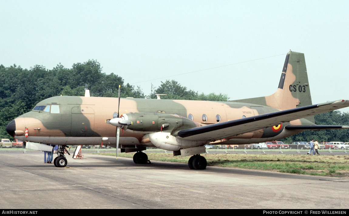 Aircraft Photo of CS03 | Hawker Siddeley HS-748 Srs2A/288LFD | Belgium - Air Force | AirHistory.net #413390