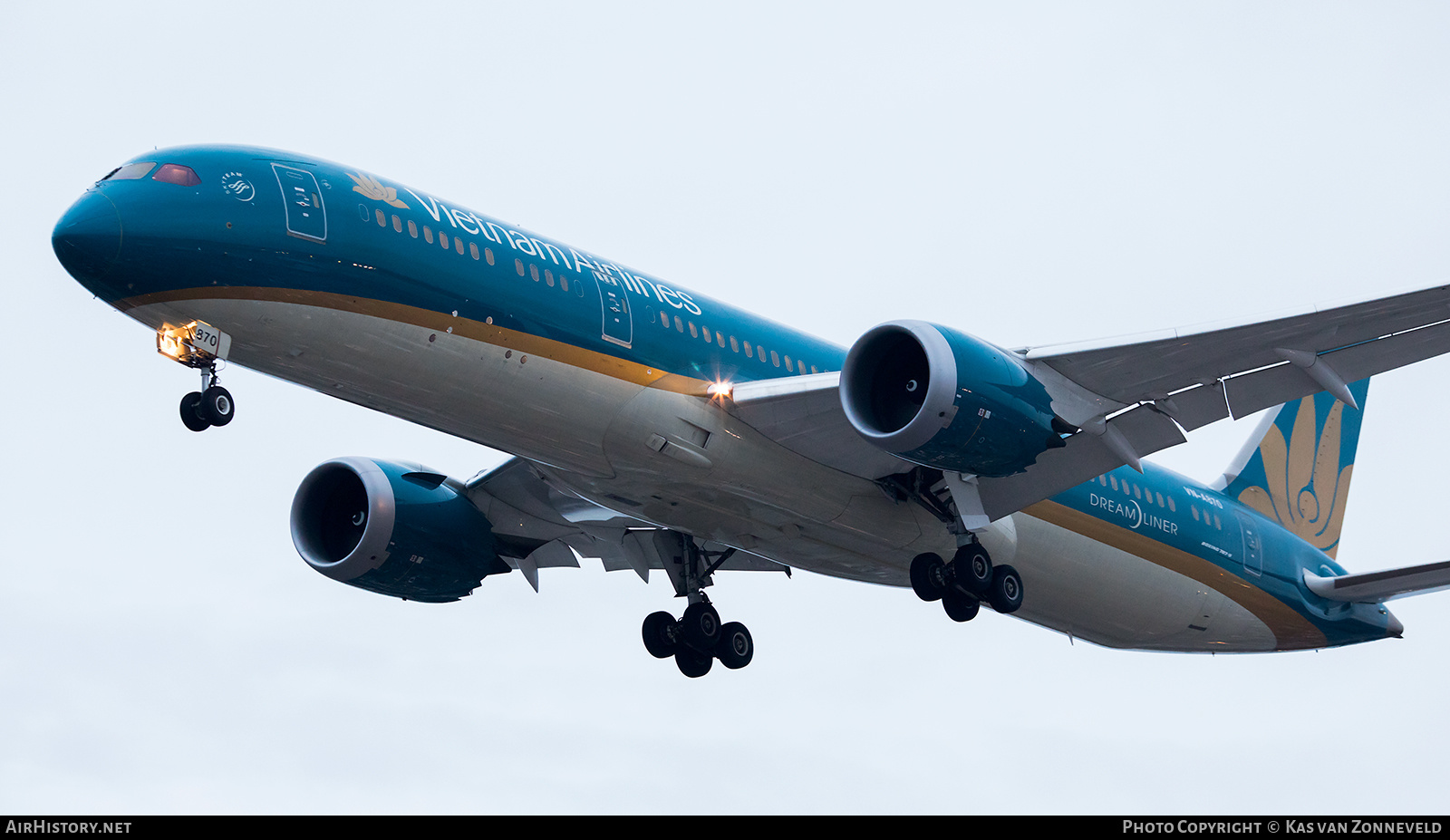 Aircraft Photo of VN-A870 | Boeing 787-9 Dreamliner | Vietnam Airlines | AirHistory.net #413419