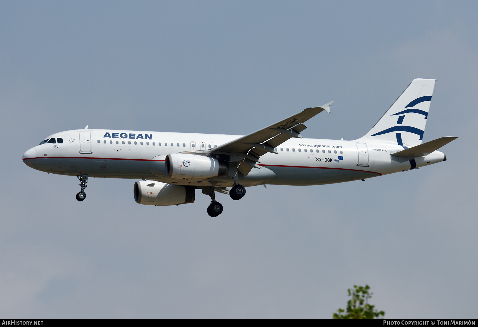 Aircraft Photo of SX-DGK | Airbus A320-232 | Aegean Airlines | AirHistory.net #413452