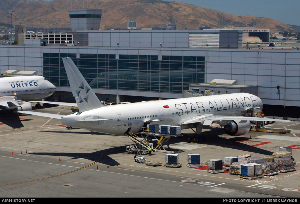 Aircraft Photo of 9V-SWI | Boeing 777-312/ER | Singapore Airlines | AirHistory.net #413455