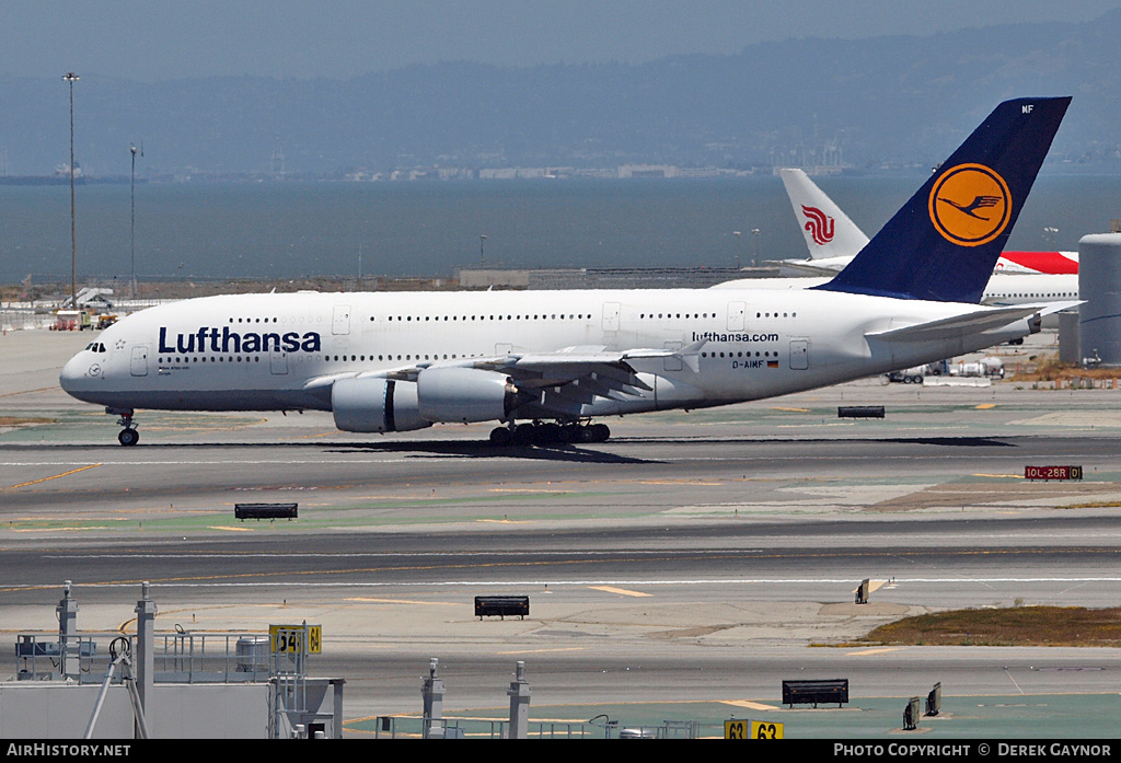 Aircraft Photo of D-AIMF | Airbus A380-841 | Lufthansa | AirHistory.net #413456