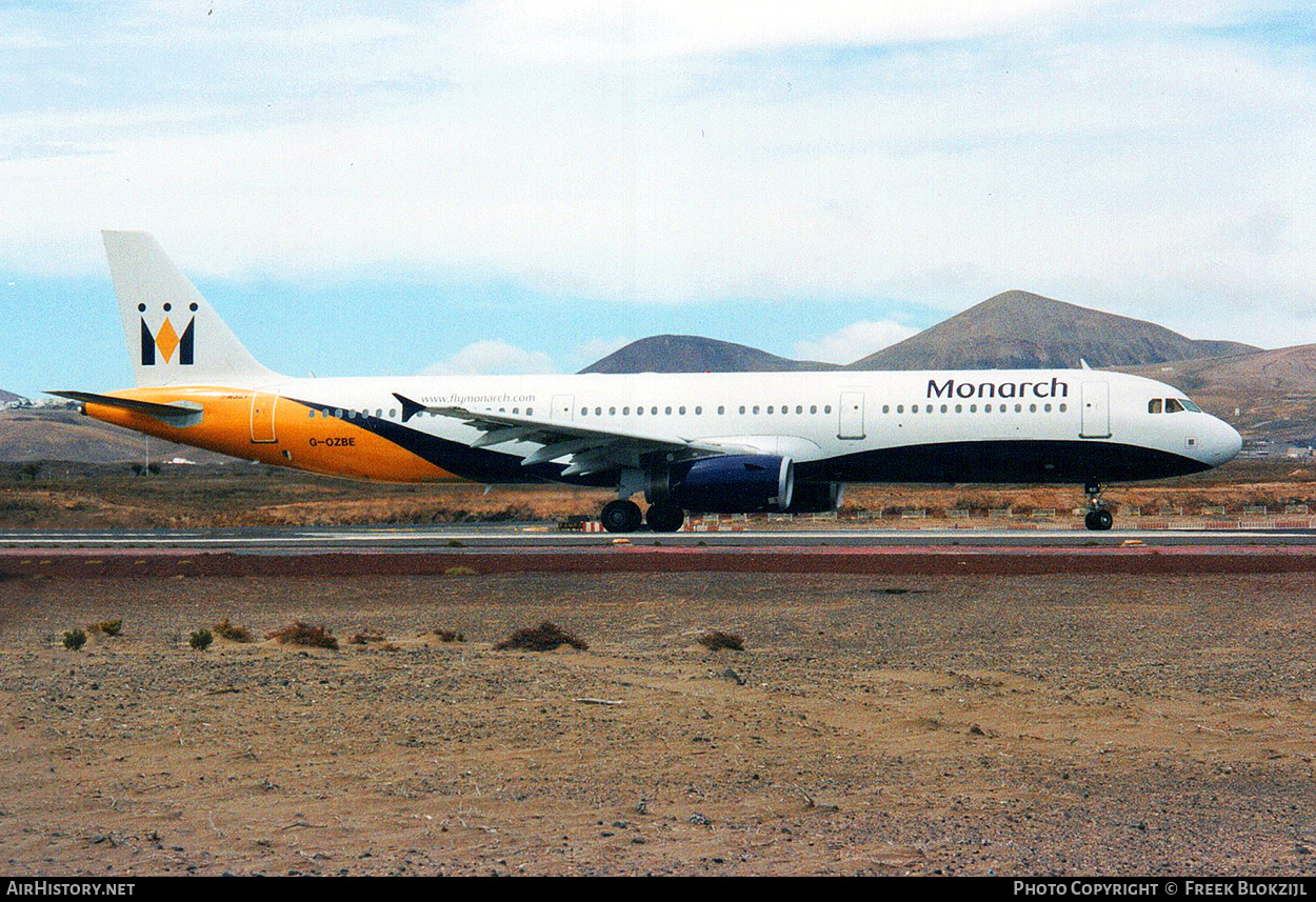 Aircraft Photo of G-OZBE | Airbus A321-231 | Monarch Airlines | AirHistory.net #413460
