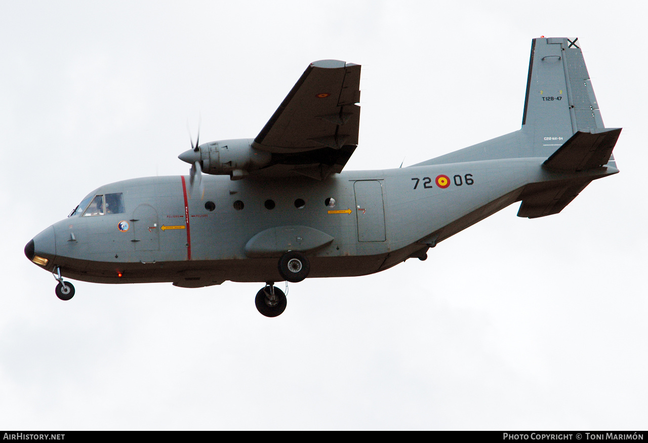 Aircraft Photo of T.12B-47 | CASA C-212-100 Aviocar | Spain - Air Force | AirHistory.net #413473