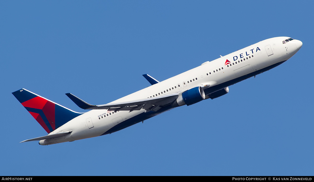 Aircraft Photo of N184DN | Boeing 767-332/ER | Delta Air Lines | AirHistory.net #413489