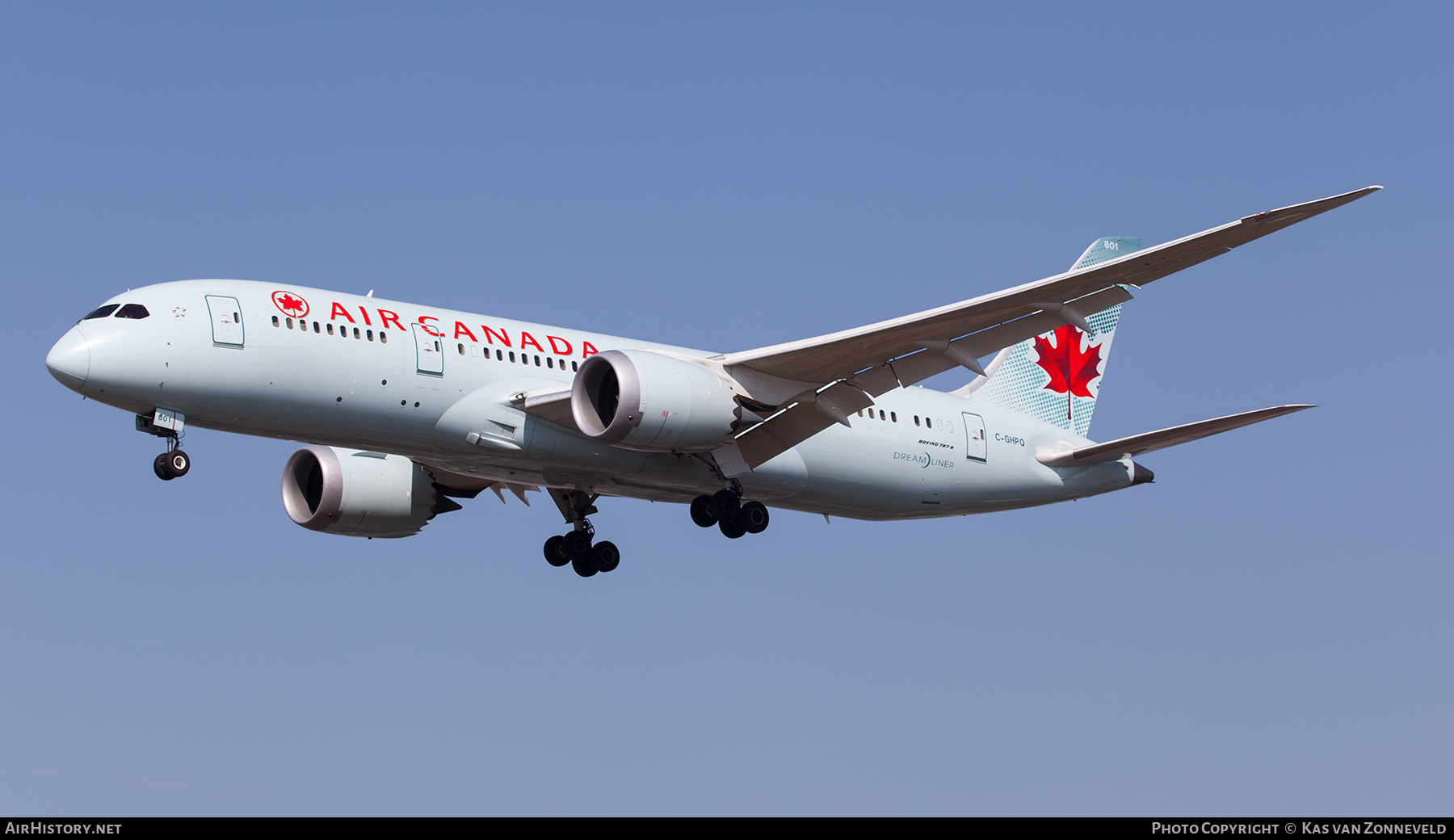 Aircraft Photo of C-GHPQ | Boeing 787-8 Dreamliner | Air Canada | AirHistory.net #413504
