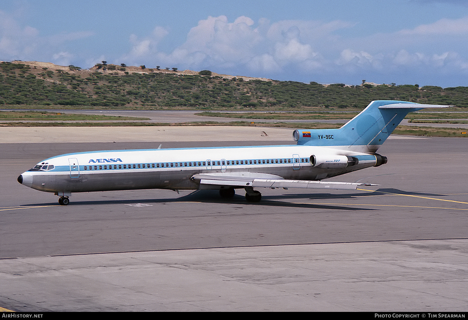 Aircraft Photo of YV-95C | Boeing 727-281/Adv | Avensa - Aerovías Venezolanas | AirHistory.net #413525