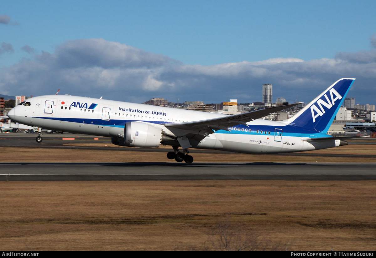 Aircraft Photo of JA825A | Boeing 787-8 Dreamliner | All Nippon Airways - ANA | AirHistory.net #413533