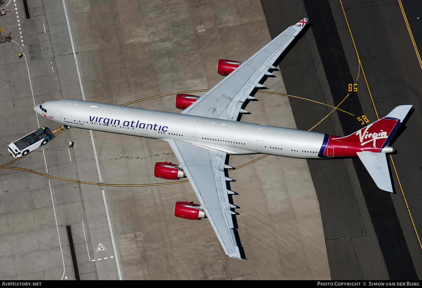 Aircraft Photo of G-VBLU | Airbus A340-642 | Virgin Atlantic Airways | AirHistory.net #413553