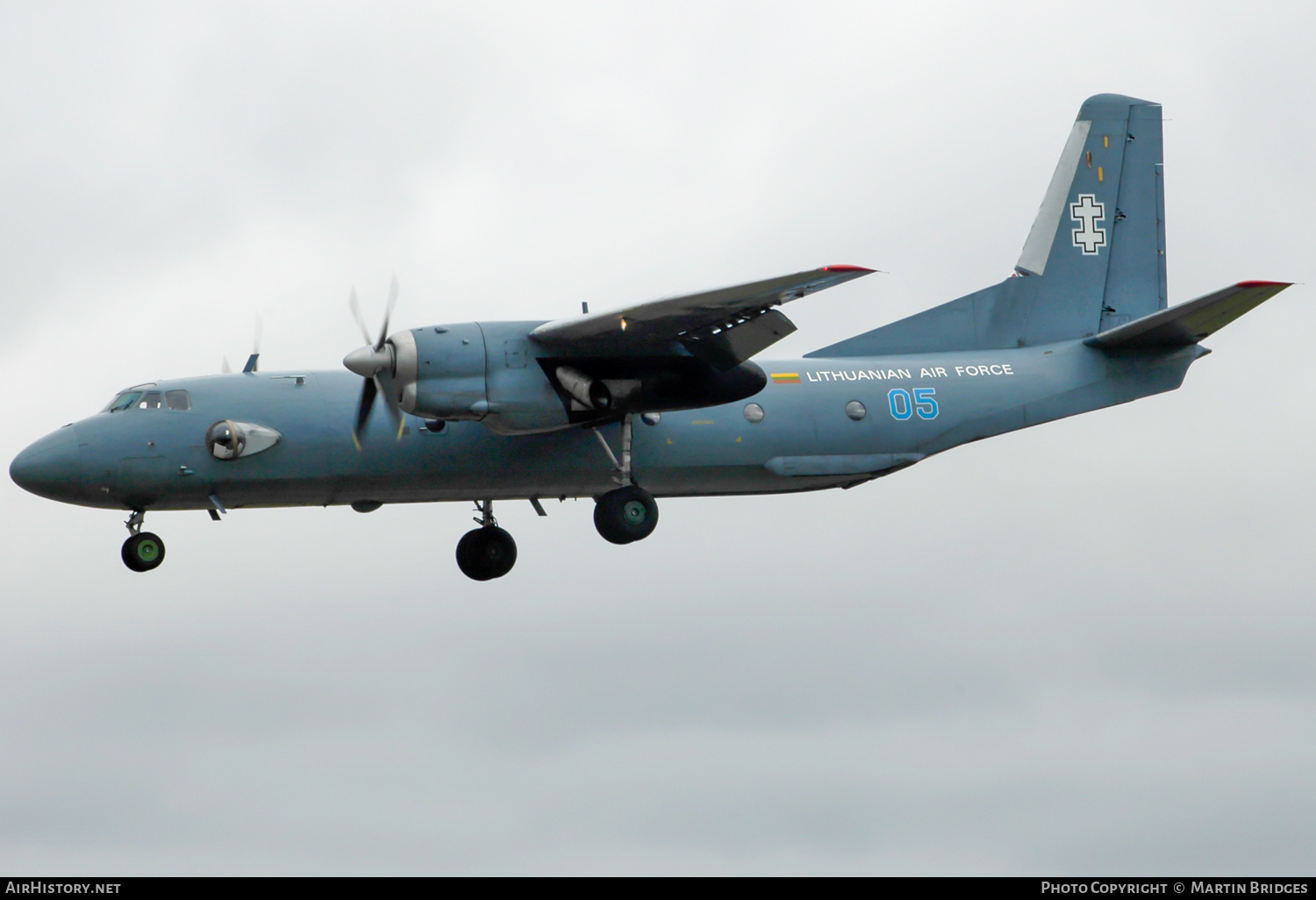 Aircraft Photo of 05 blue | Antonov An-26B | Lithuania - Air Force | AirHistory.net #413565