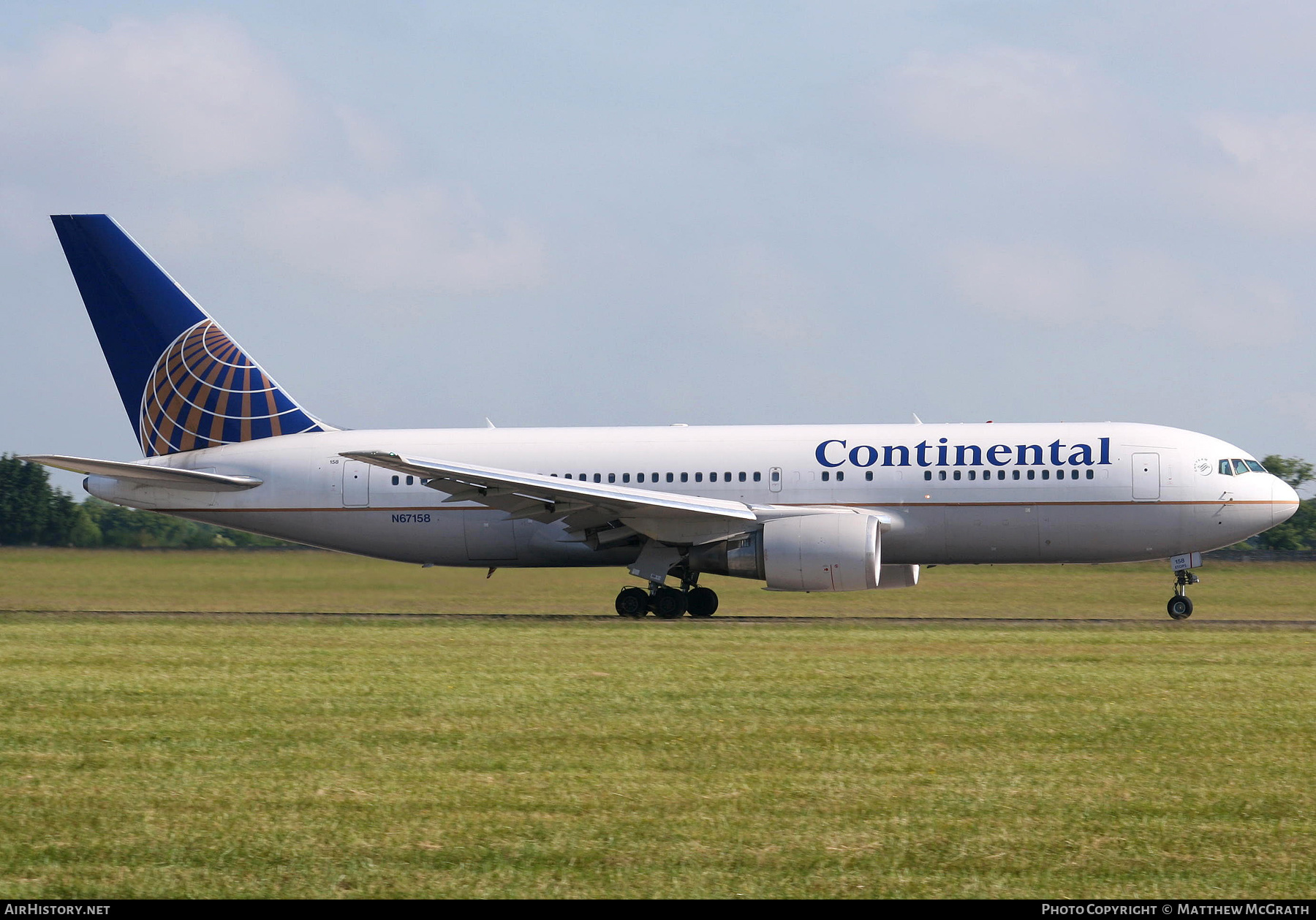 Aircraft Photo of N67158 | Boeing 767-224/ER | Continental Airlines | AirHistory.net #413594