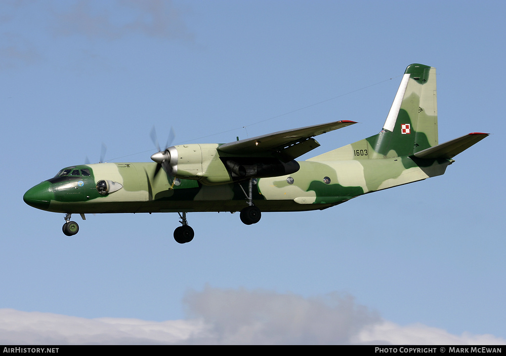 Aircraft Photo of 1603 | Antonov An-26 | Poland - Air Force | AirHistory.net #413621