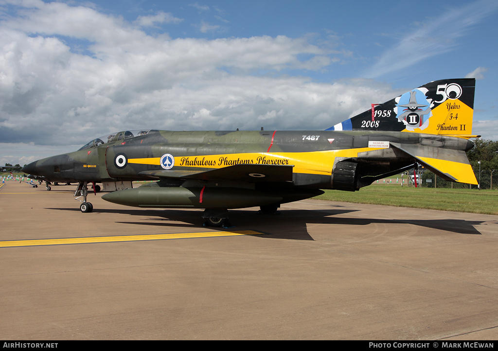 Aircraft Photo of 7487 | McDonnell Douglas RF-4E Phantom II | Greece - Air Force | AirHistory.net #413626