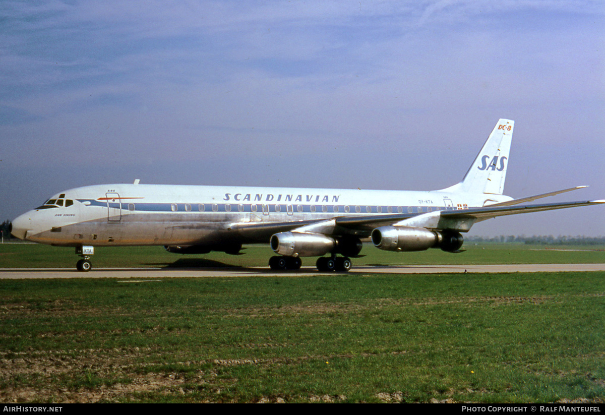Aircraft Photo of OY-KTA | Douglas DC-8-33 | Scandinavian Airlines - SAS | AirHistory.net #413632