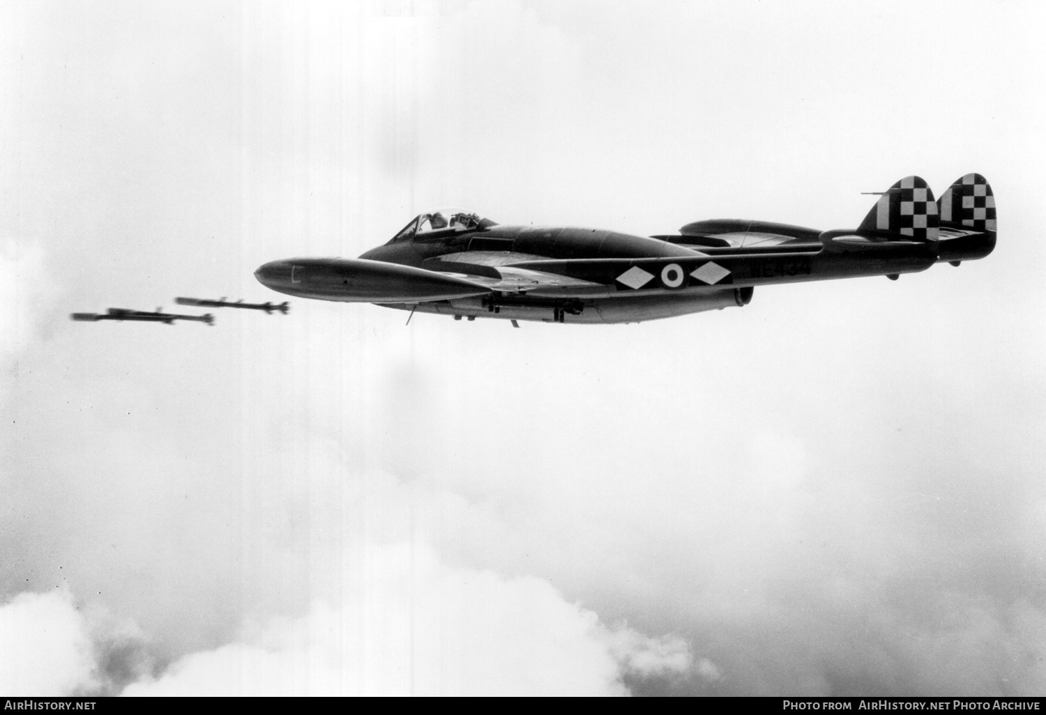 Aircraft Photo of WE434 | De Havilland D.H. 112 Venom FB1 | New Zealand - Air Force | AirHistory.net #413636