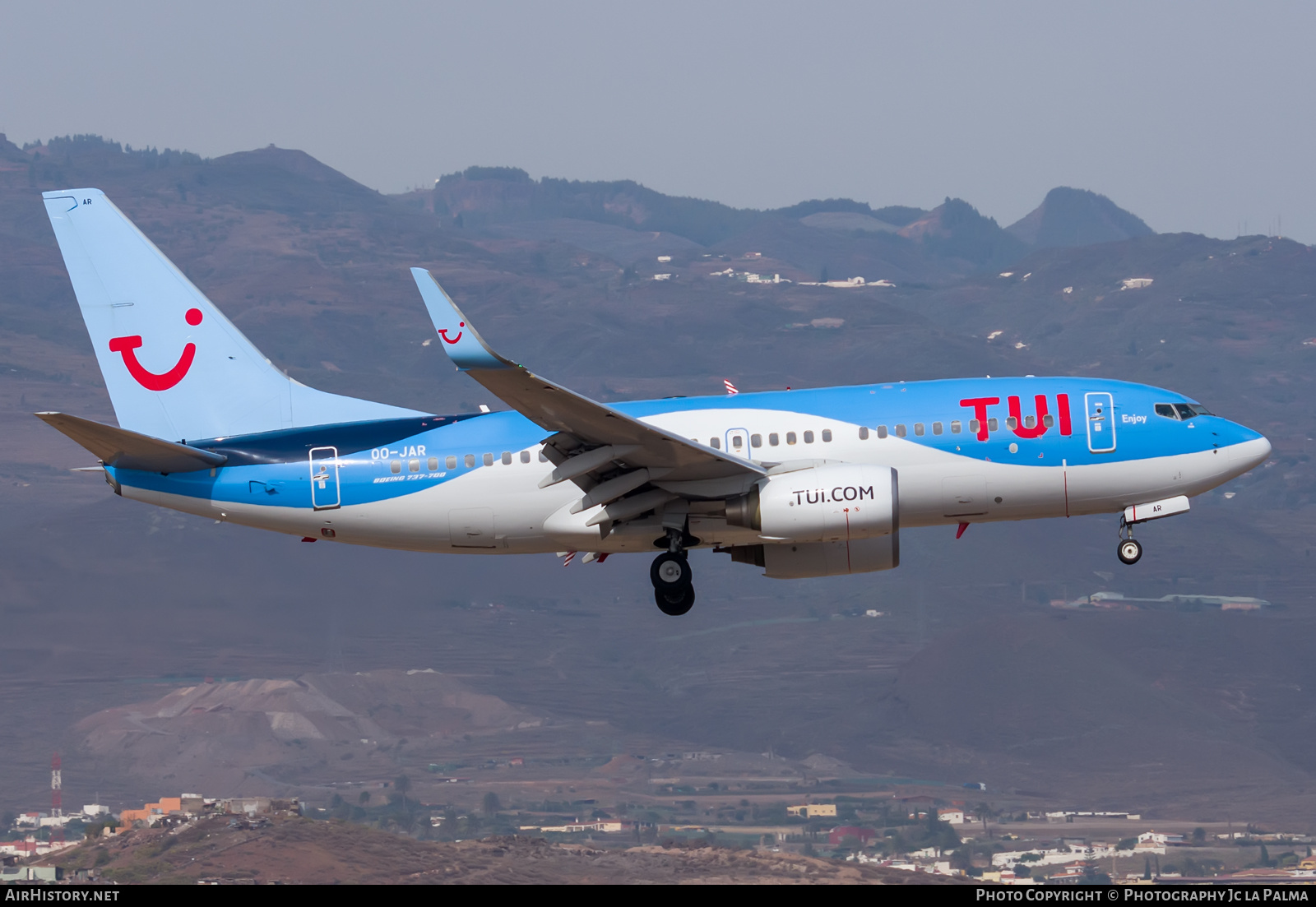 Aircraft Photo of OO-JAR | Boeing 737-7K5 | TUI | AirHistory.net #413683