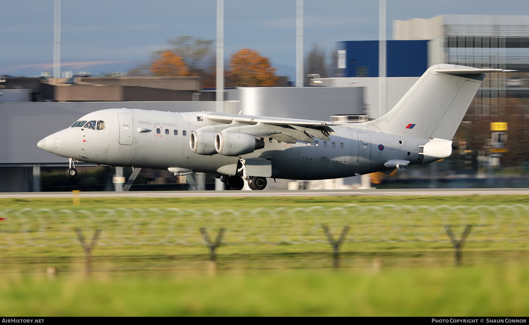 Aircraft Photo of ZE707 | British Aerospace BAe-146 C.3 | UK - Air Force | AirHistory.net #413702