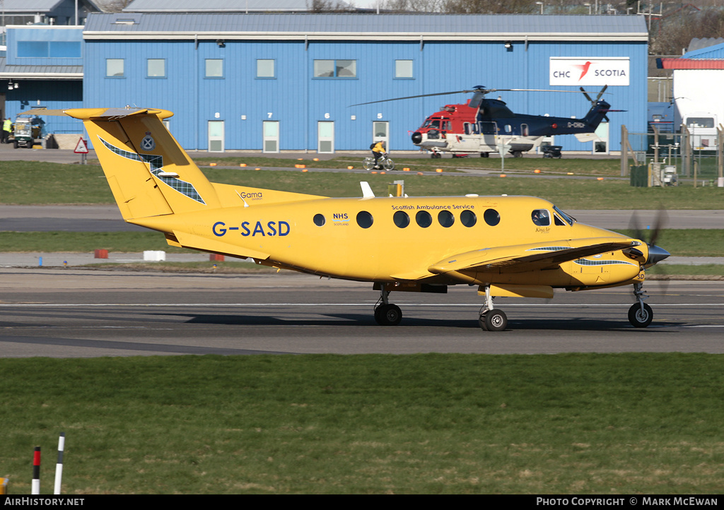 Aircraft Photo of G-SASD | Raytheon B200C King Air | Scottish Ambulance Service | AirHistory.net #413749
