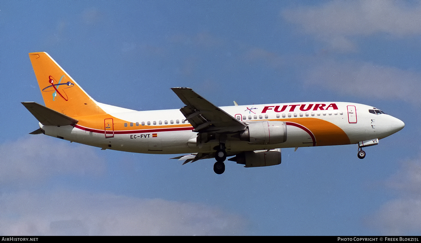 Aircraft Photo of EC-FVT | Boeing 737-3Y0 | Futura International Airways | AirHistory.net #413766