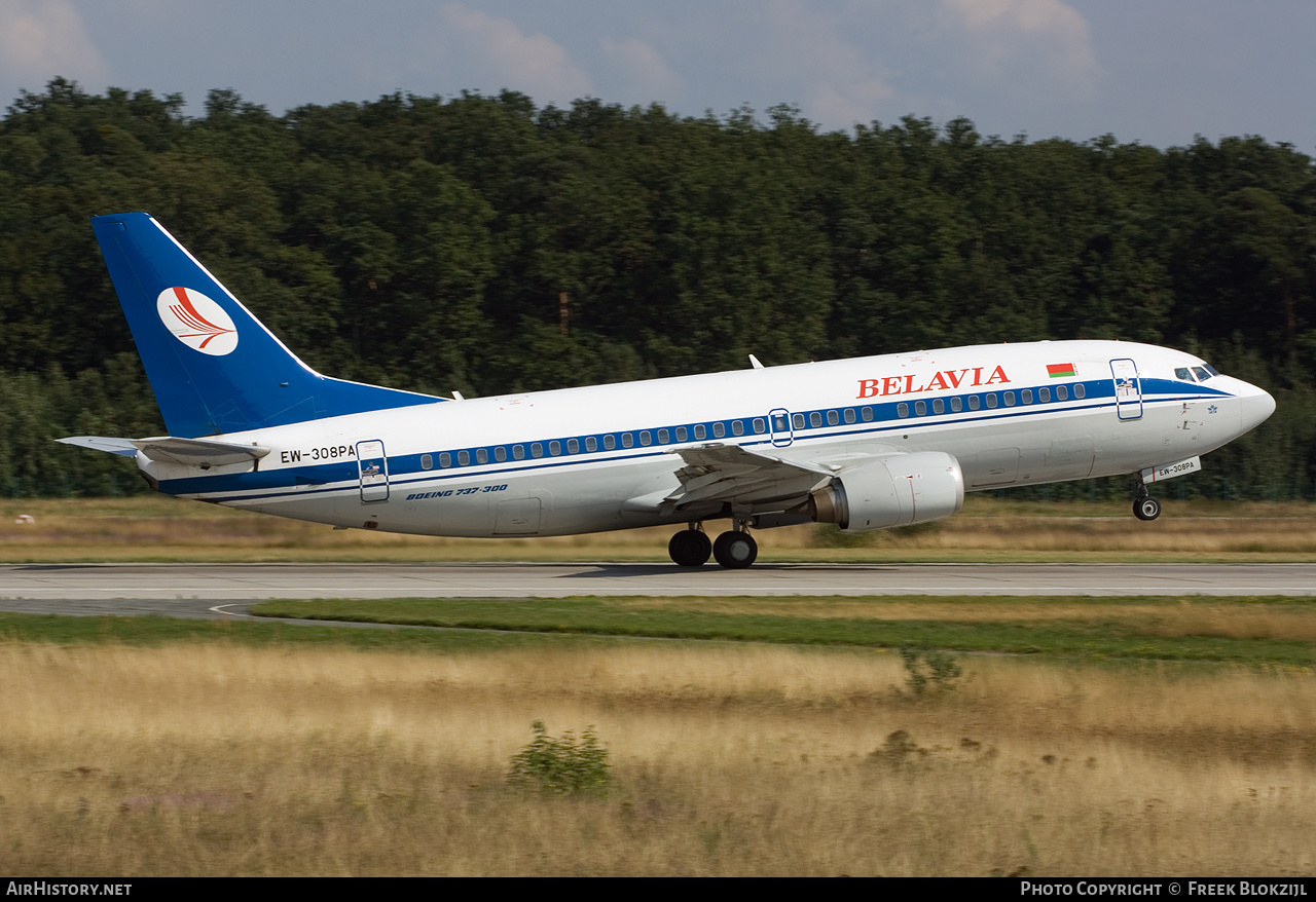 Aircraft Photo of EW-308PA | Boeing 737-3K2 | Belavia | AirHistory.net #413782