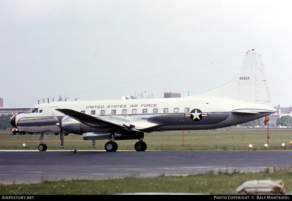 Aircraft Photo of 54-2822 / 42822 | Convair VC-131D | USA - Air Force | AirHistory.net #413792
