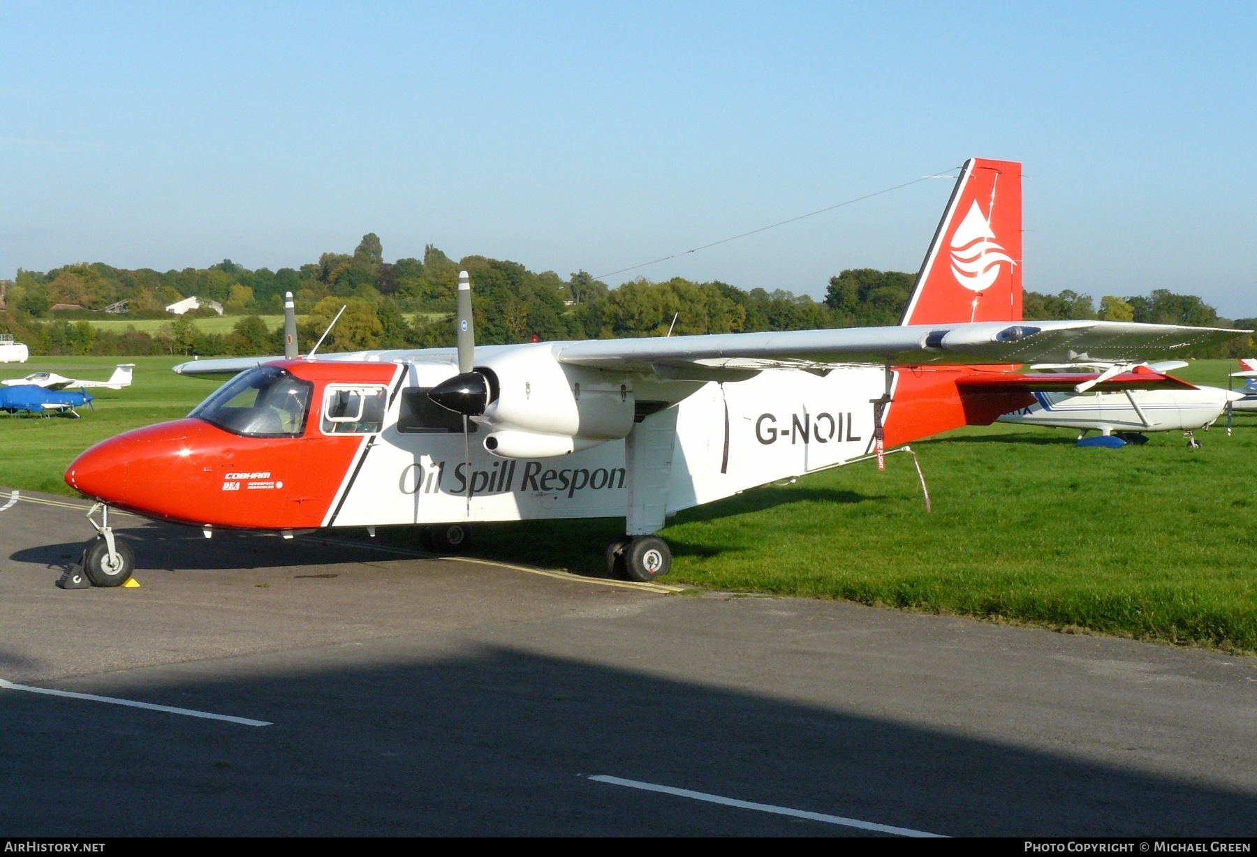 Aircraft Photo of G-NOIL | Britten-Norman BN-2A-26 Islander | Cobham Aviation Services | AirHistory.net #413800