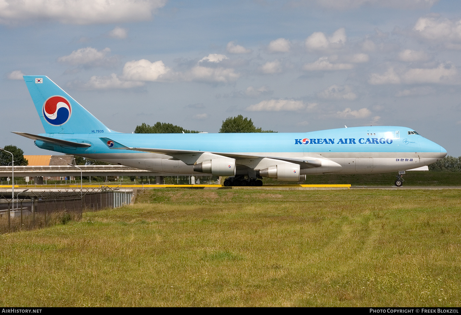 Aircraft Photo of HL7605 | Boeing 747-4B5F/ER/SCD | Korean Air Cargo | AirHistory.net #413809